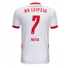 RB Leipzig Antonio Nusa #7 Hjemmedrakt 2024-25 Kortermet
